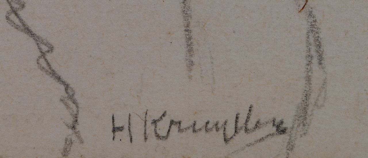 Herman Kruyder signatures Man with pipe