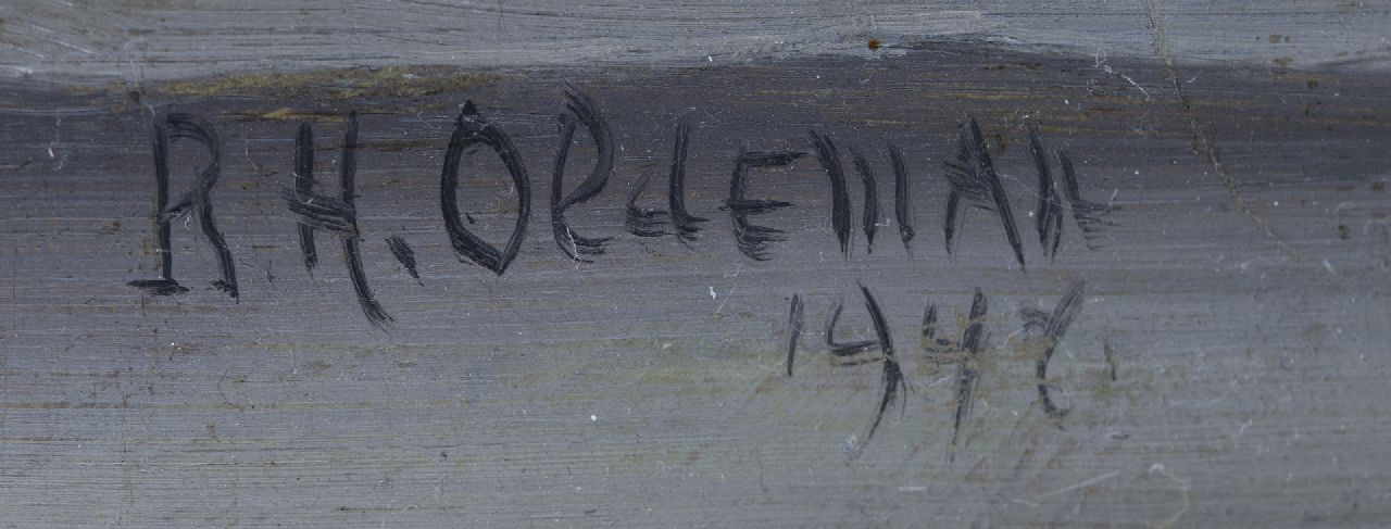 Rudolf Hendrik Oldeman signatures A painters utensils