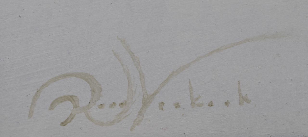 Ruud Verkerk signatures Plateel (pottery) from Gouda
