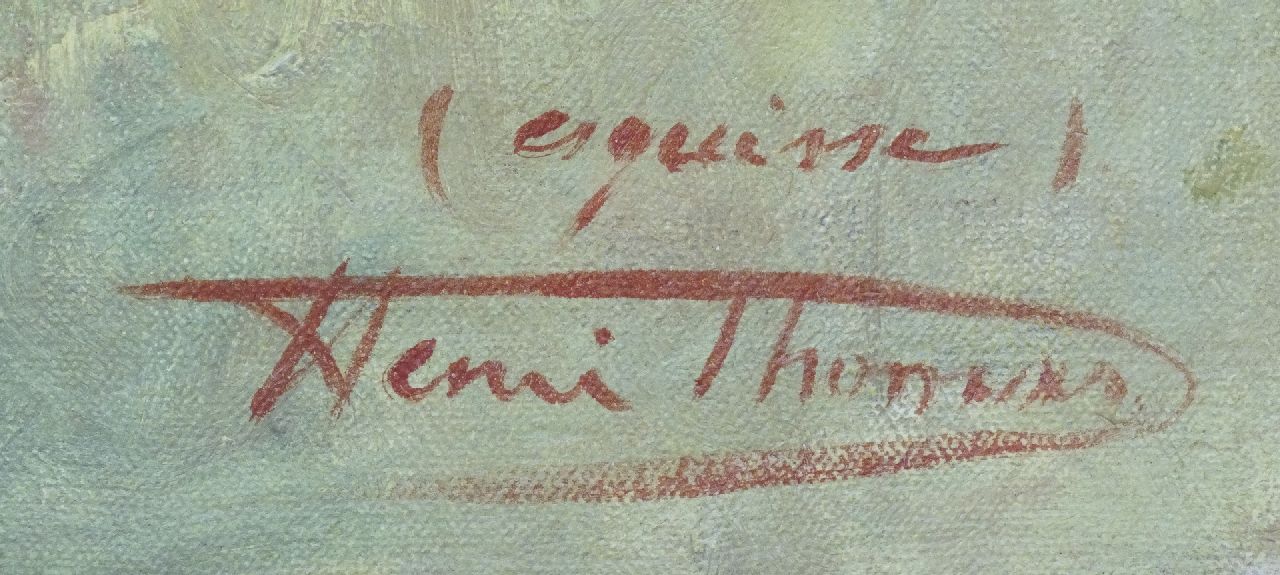 Henri Thomas signatures In the theatre