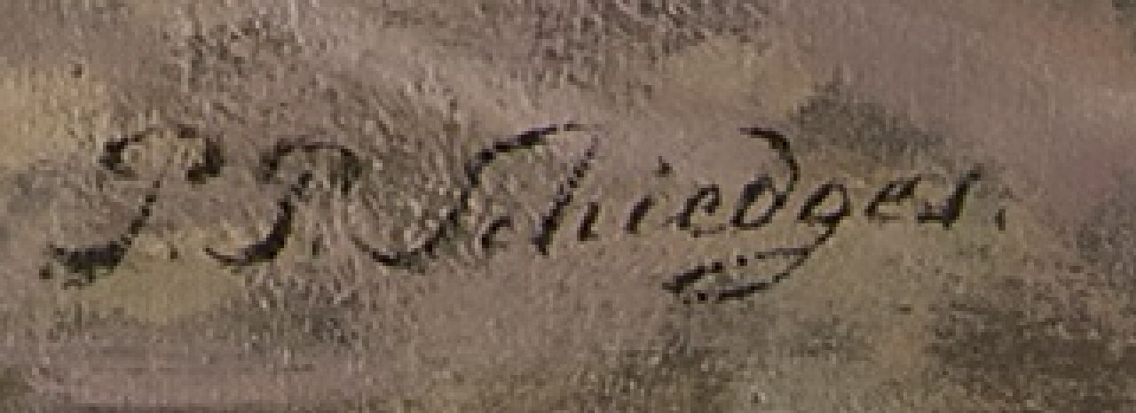Petrus Paulus Schiedges jr. signatures Sheep herding