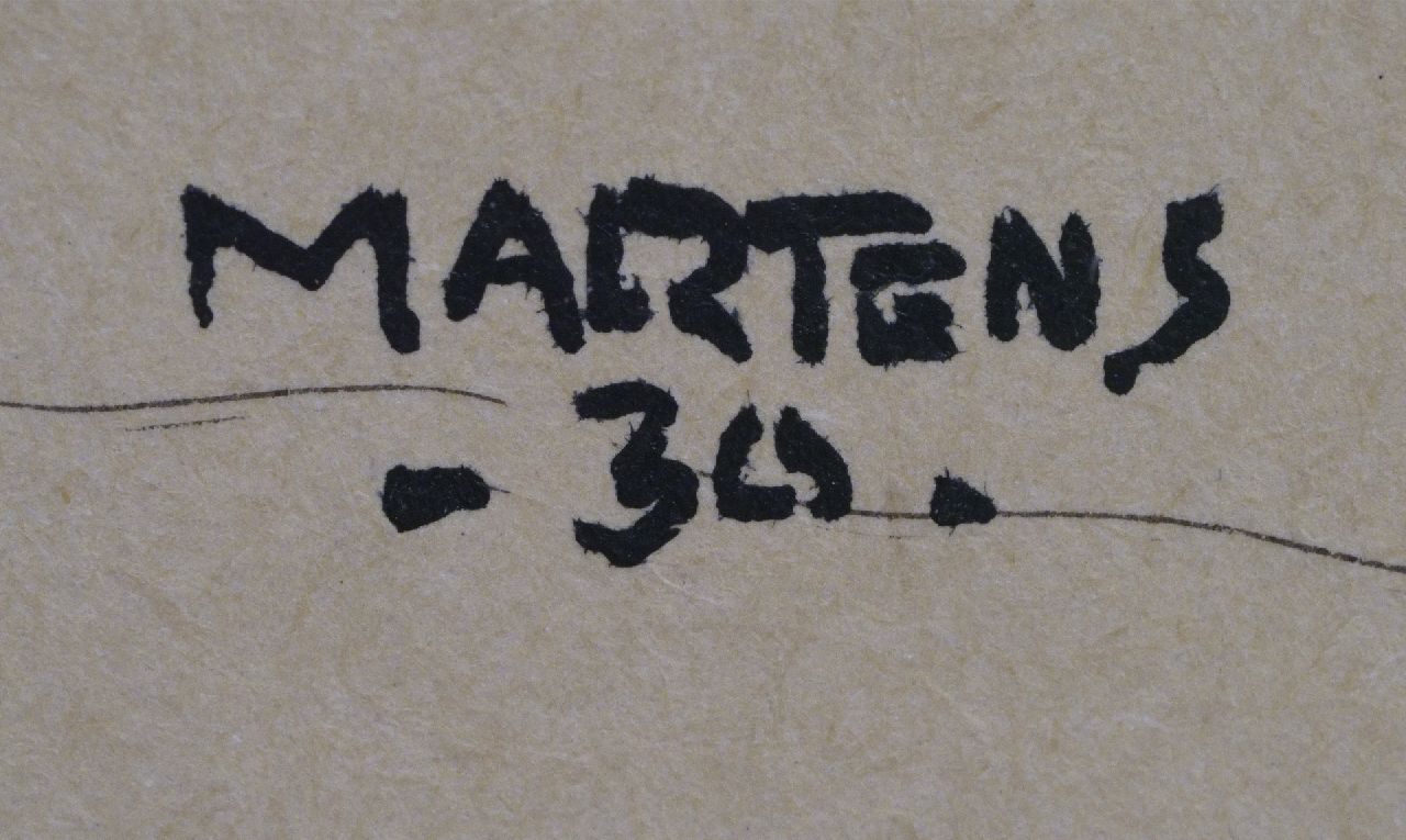 George Martens signatures Two women and a pram