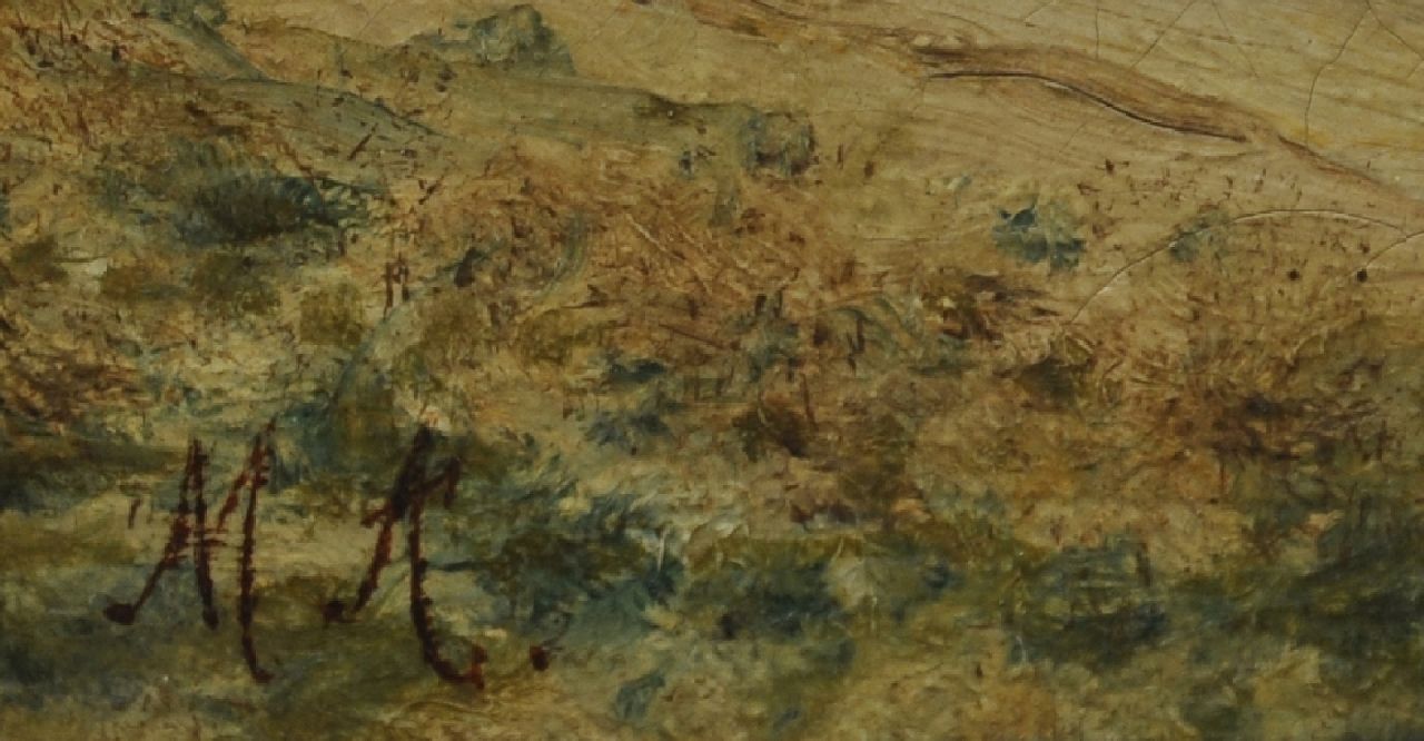 Onbekend signatures Beach scene