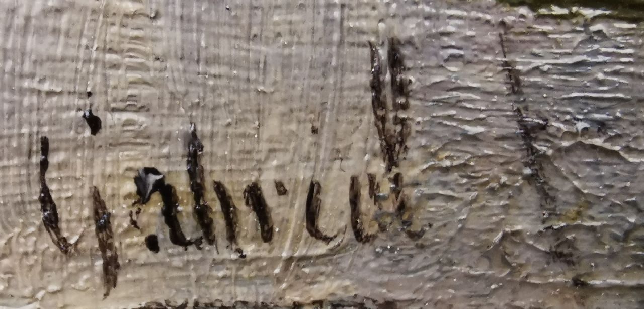 Constan Gabriel signatures Angler in a polder landscape