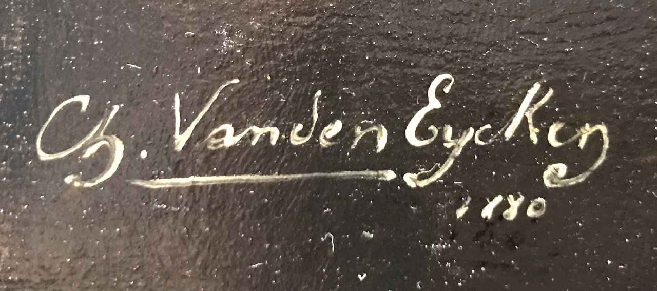 Charles van den Eycken signatures Alone in the kitchen