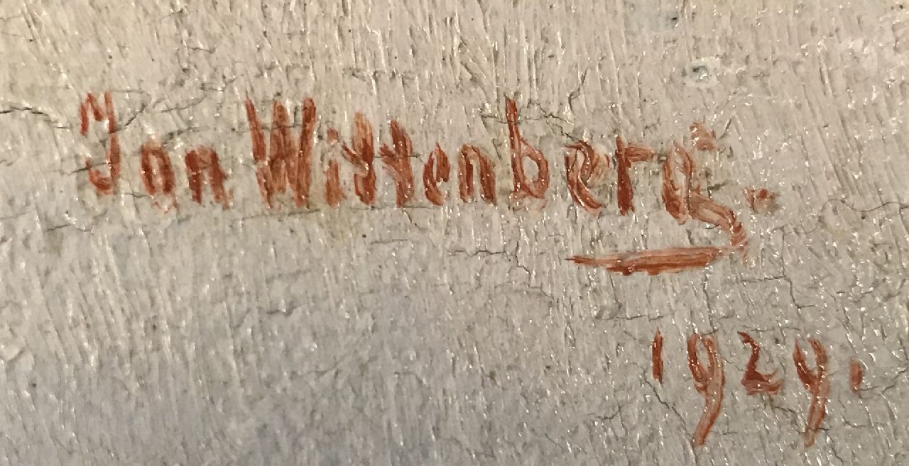 Jan Wittenberg signatures Plate with tomatoes