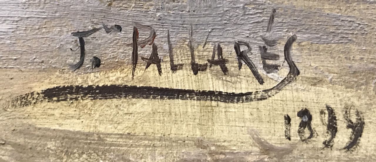 Joaquín Pallarés y Allustante signatures The Place de l'Opéra in Paris