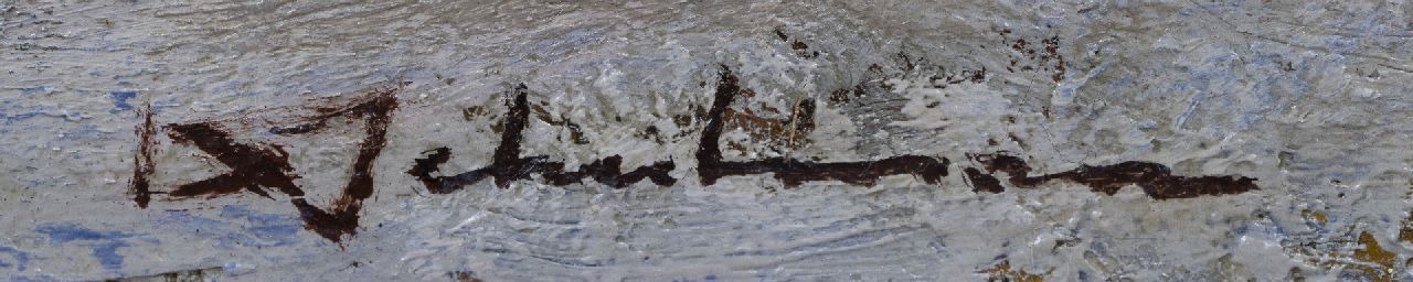 David Schulman signatures Snowy village in The Gooi