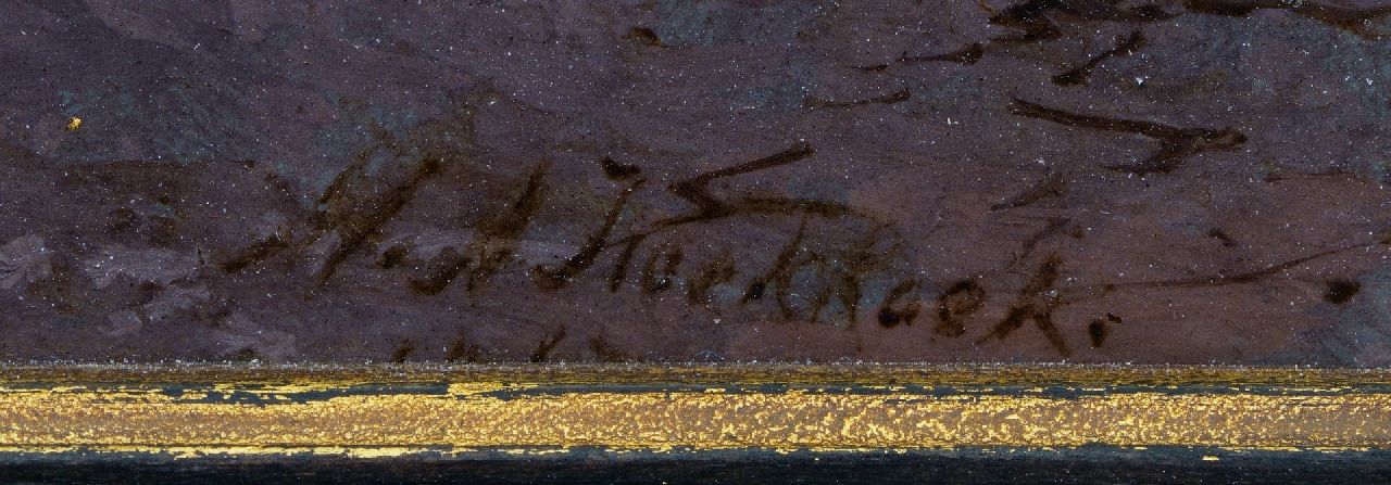 Marinus Adrianus Koekkoek I signatures Rhine landscape