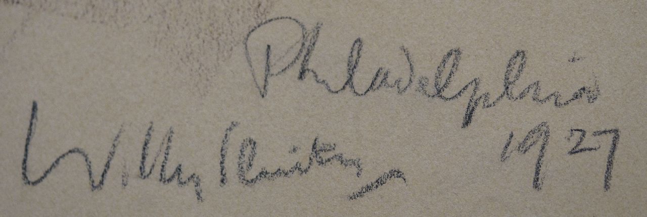 Willy Sluiter signatures Diggers, Philadelpia