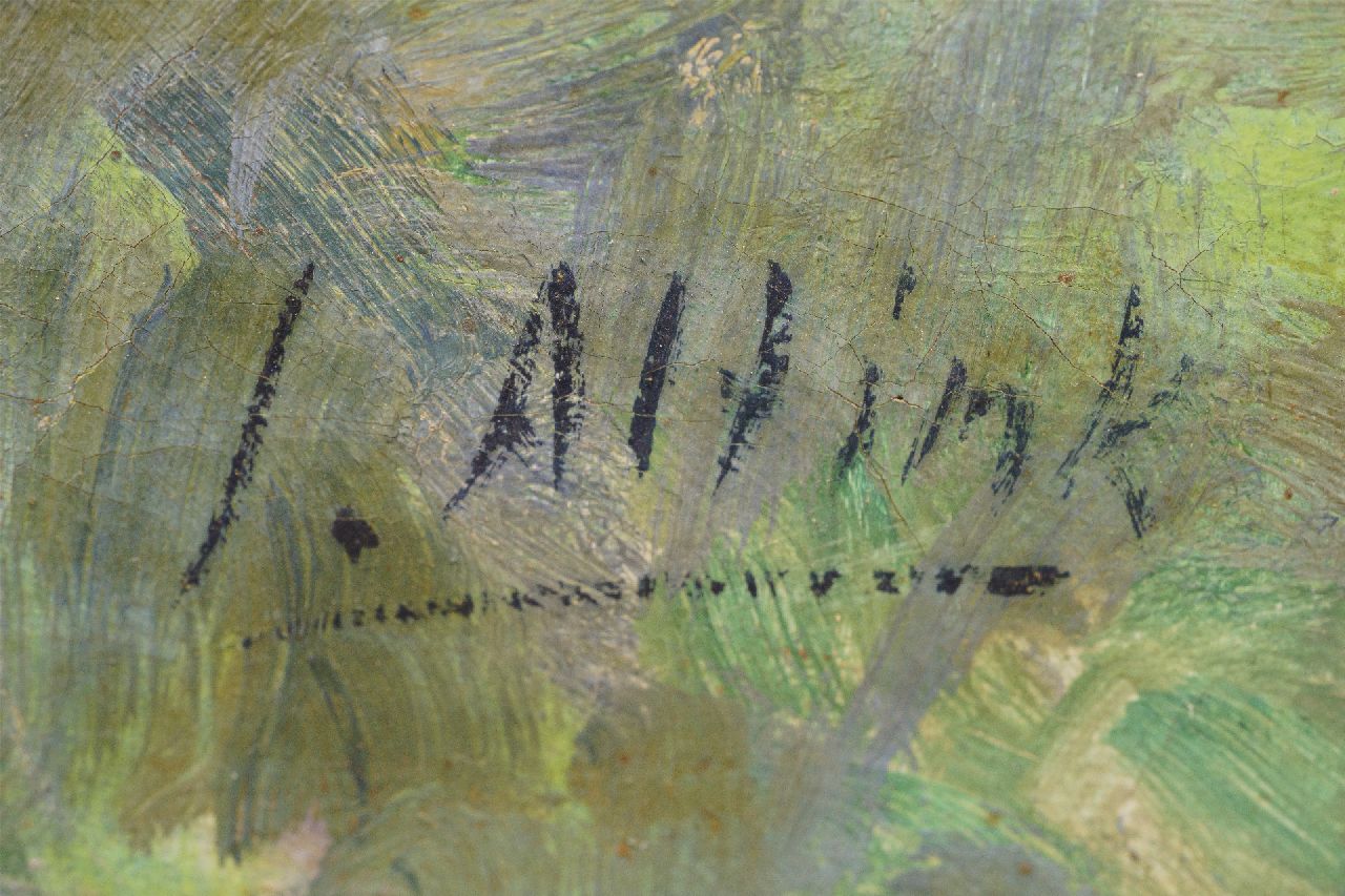 Jan Altink signatures Landscape with a house