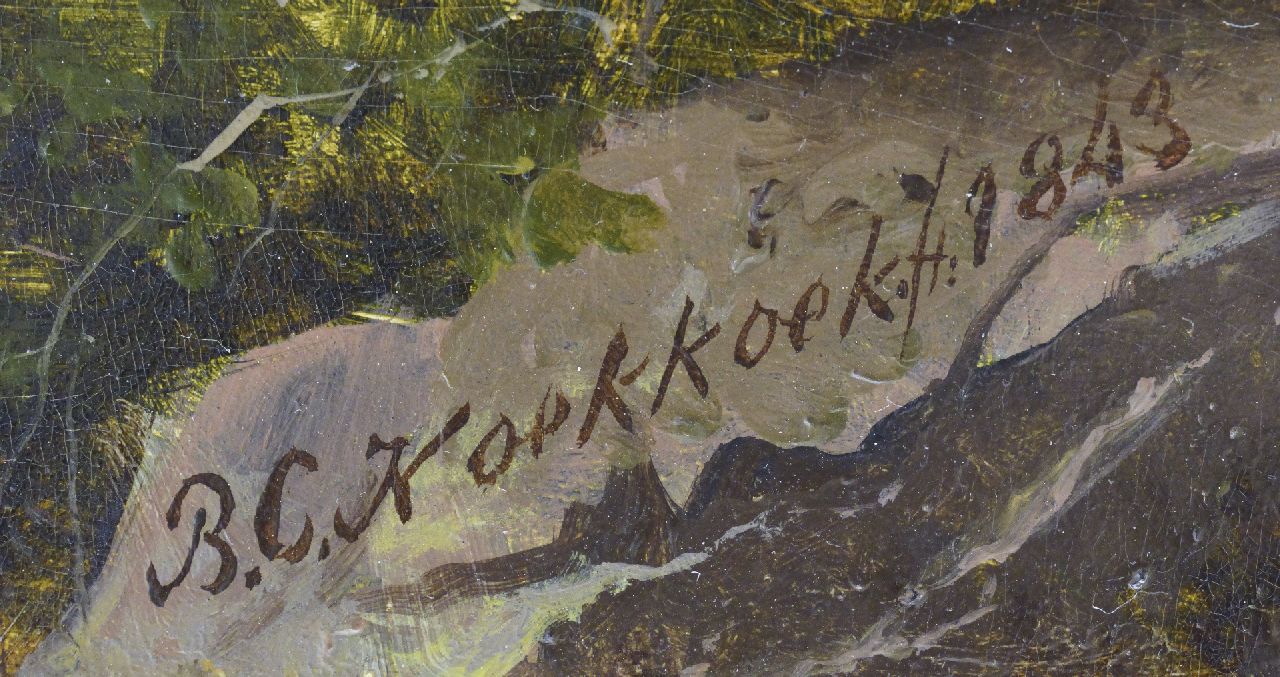 Barend Cornelis Koekkoek signatures Upcoming storm