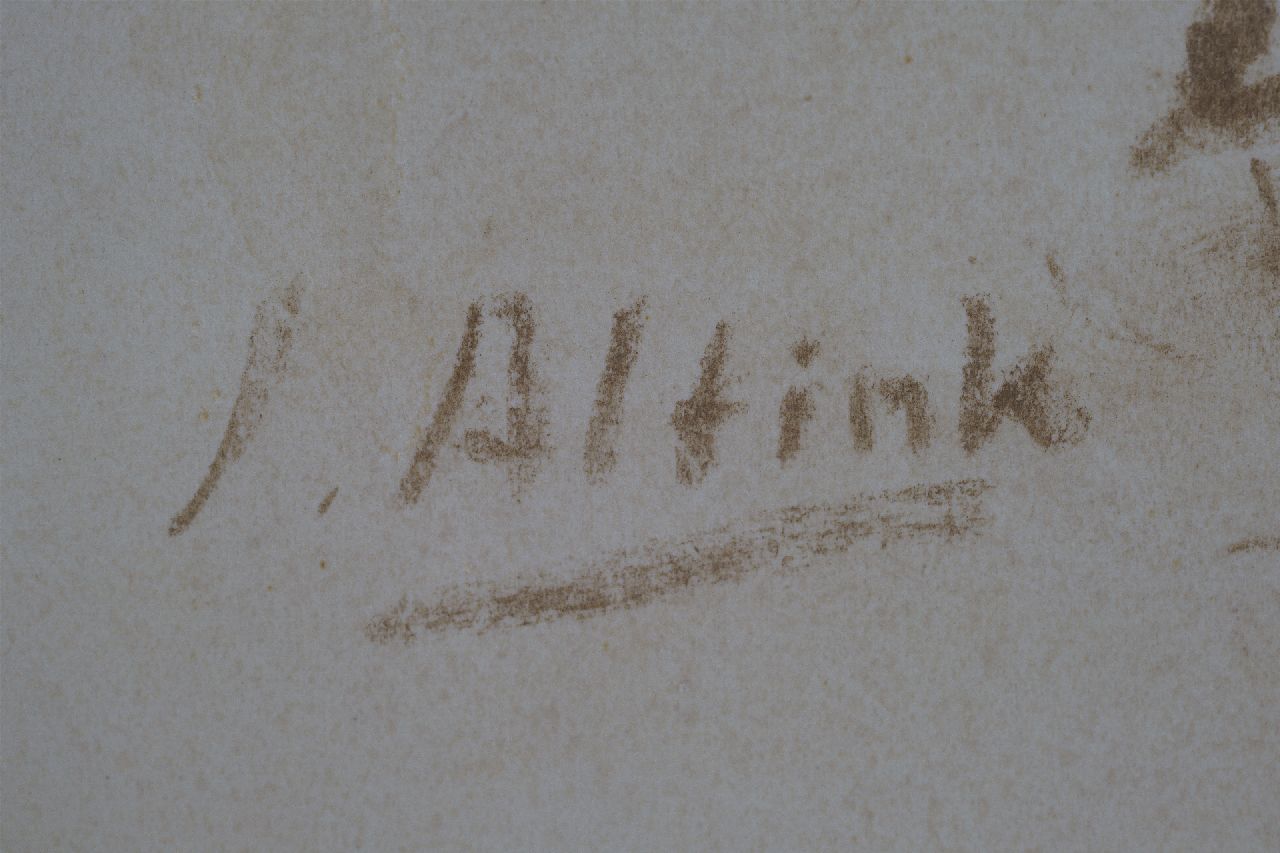 Jan Altink signatures Naked seen from the back