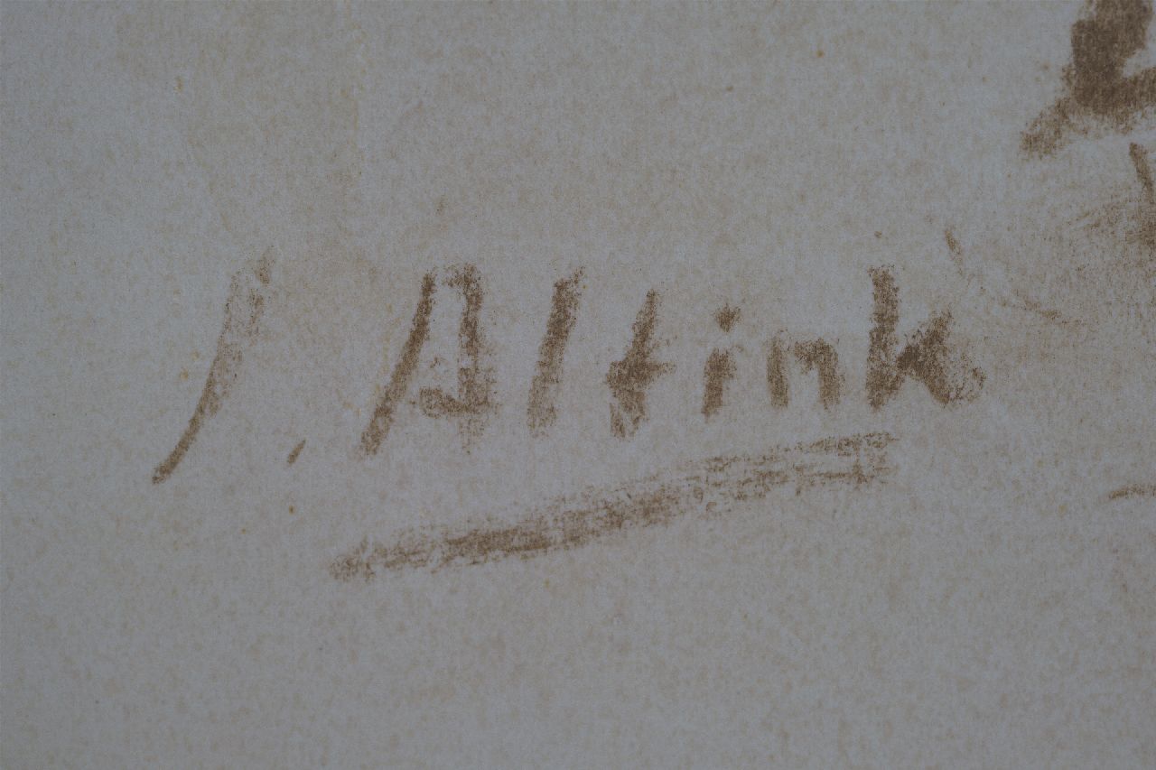 Jan Altink signatures Naked seen from the back