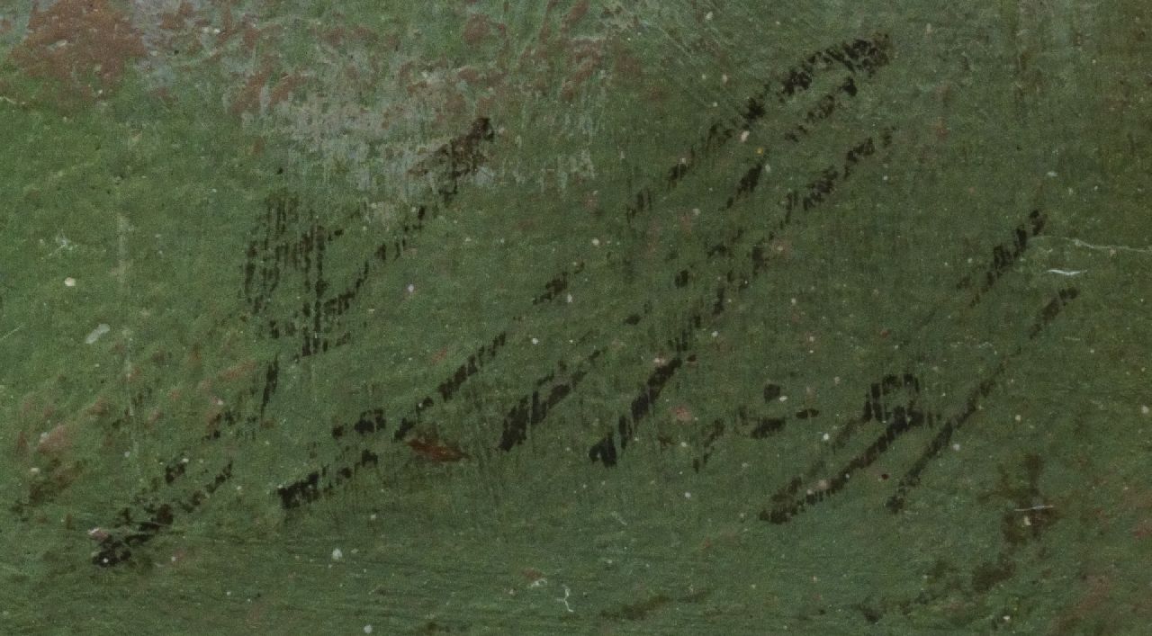 Anton Mauve signatures Cows in a meadow