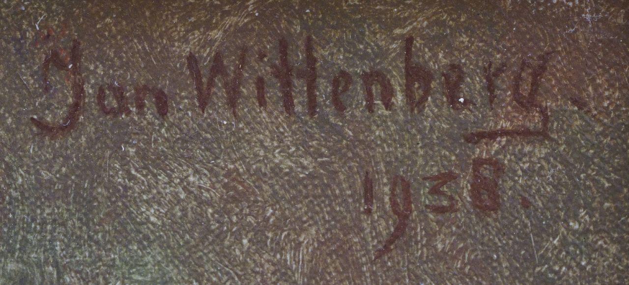 Jan Wittenberg signatures A still life with white Helleboris