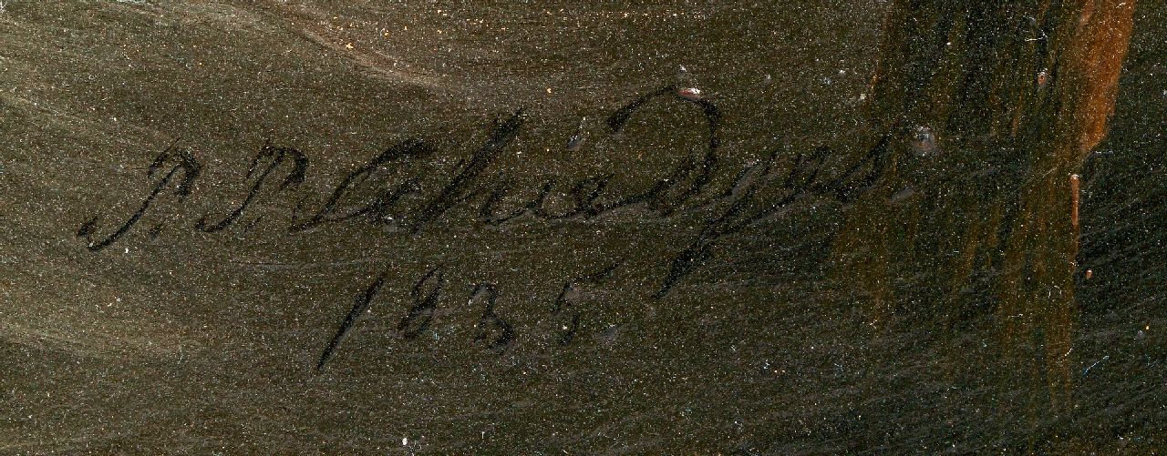 Petrus Paulus Schiedges signatures Sailing ships on a choppy sea