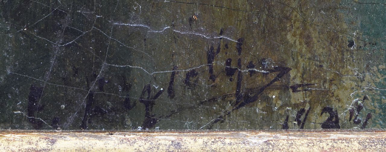 Evert Jan Ligtelijn signatures A view of Loenen aan de Vecht