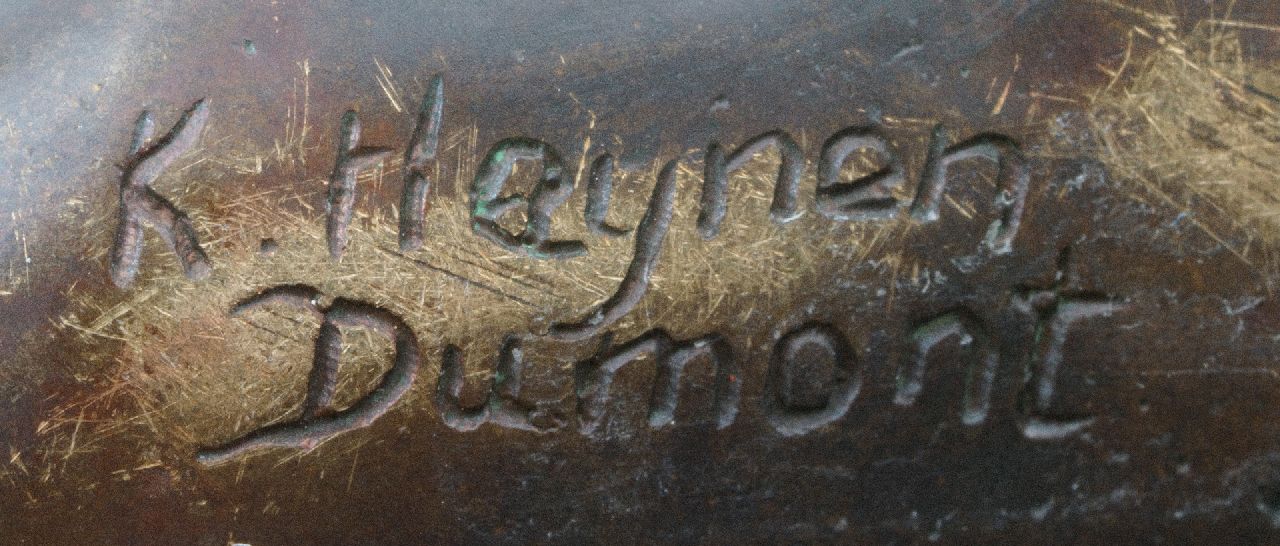 Karl Heynen-Dumont signatures Two ducks