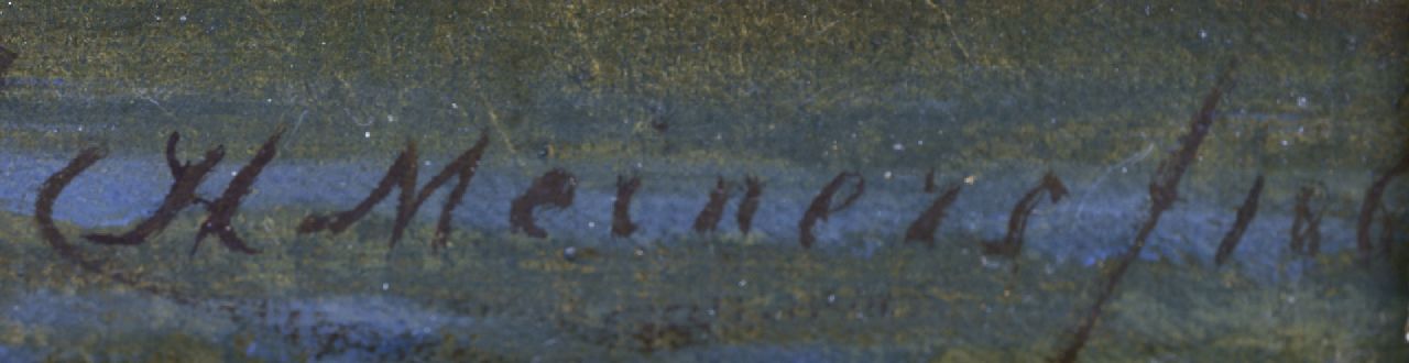 Claas Hendrik Meiners signatures In the floodplains near Oosterbeek