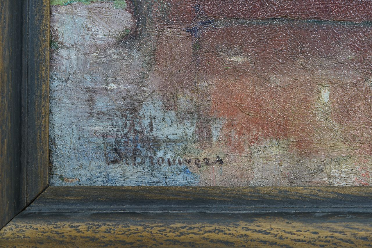 J. Brouwers signatures Sun-drenched city on the water