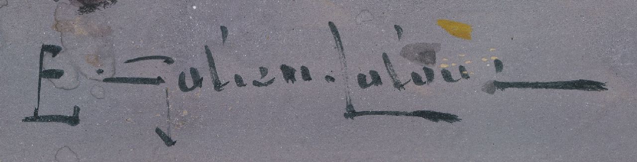 Eugène Galien-Laloue signatures At the Porte Saint-Denis, Paris