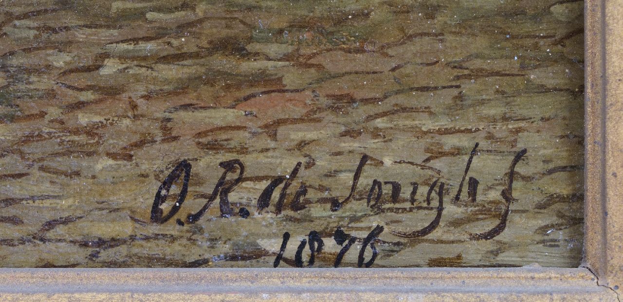 Oene Romkes de Jongh signatures View in a Dutch town