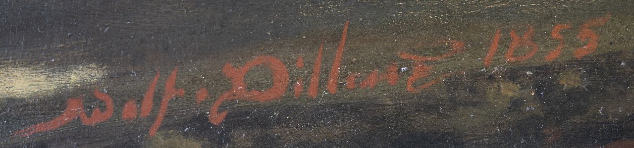 Adolf Dillens signatures La traversée du pont d'amour