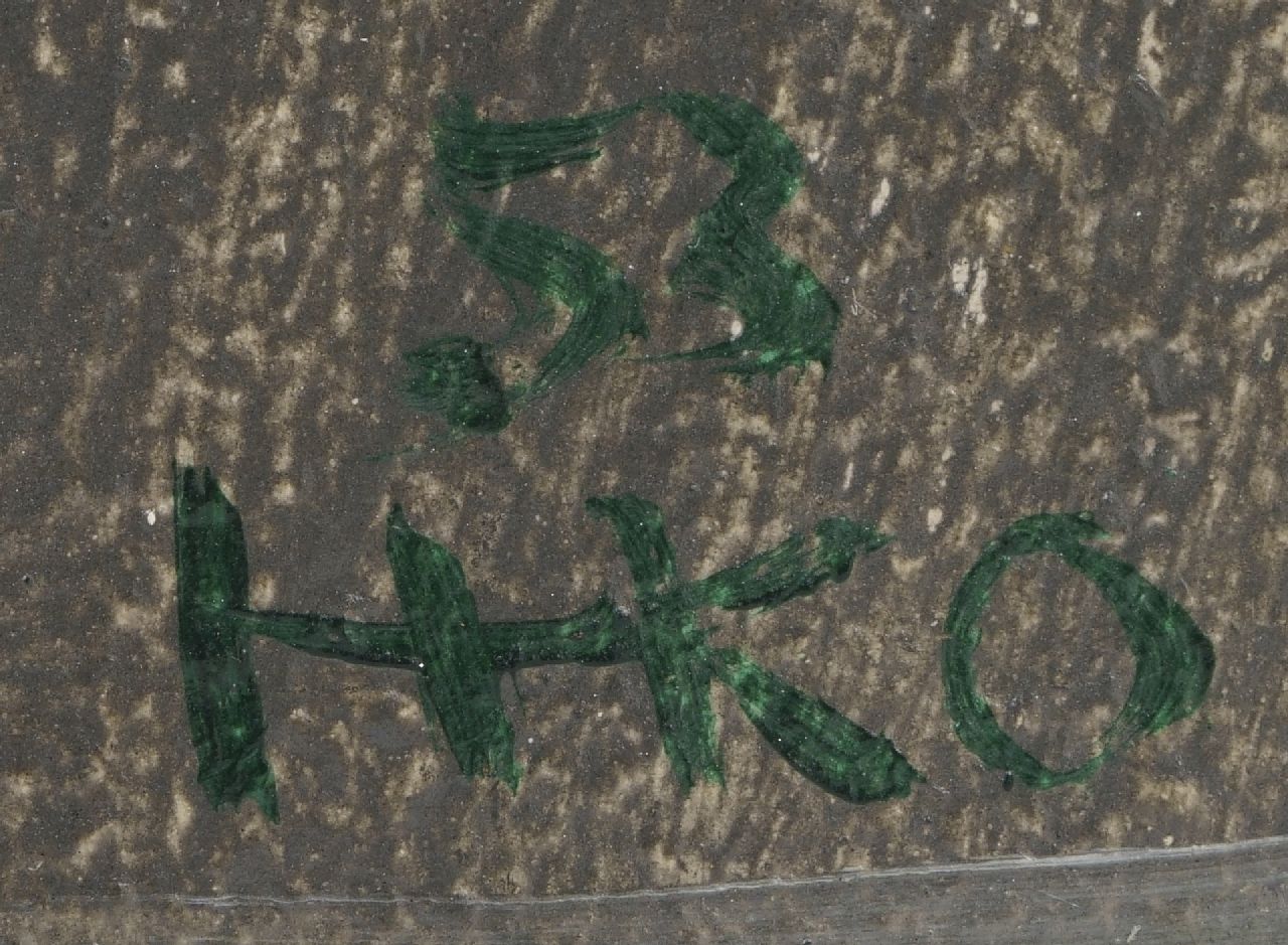 Harm Kamerlingh Onnes signatures Children in front of the window of a toyshop