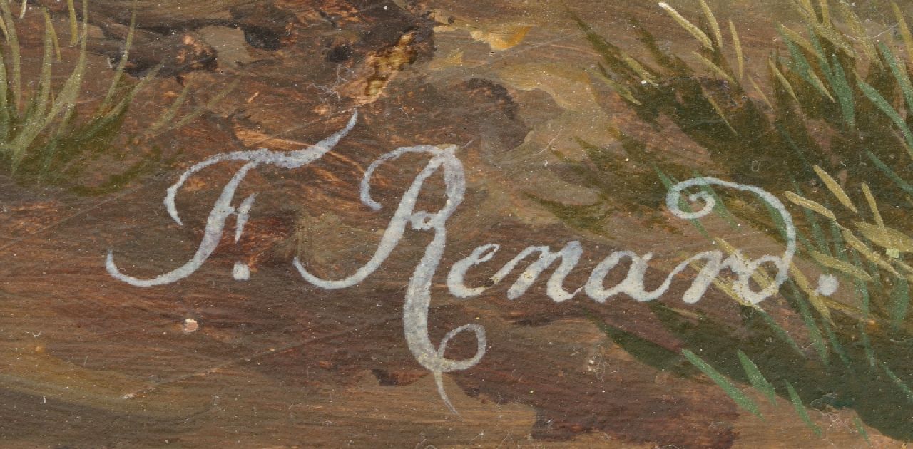 Fredericus Theodorus Renard signatures Rural activities in a village