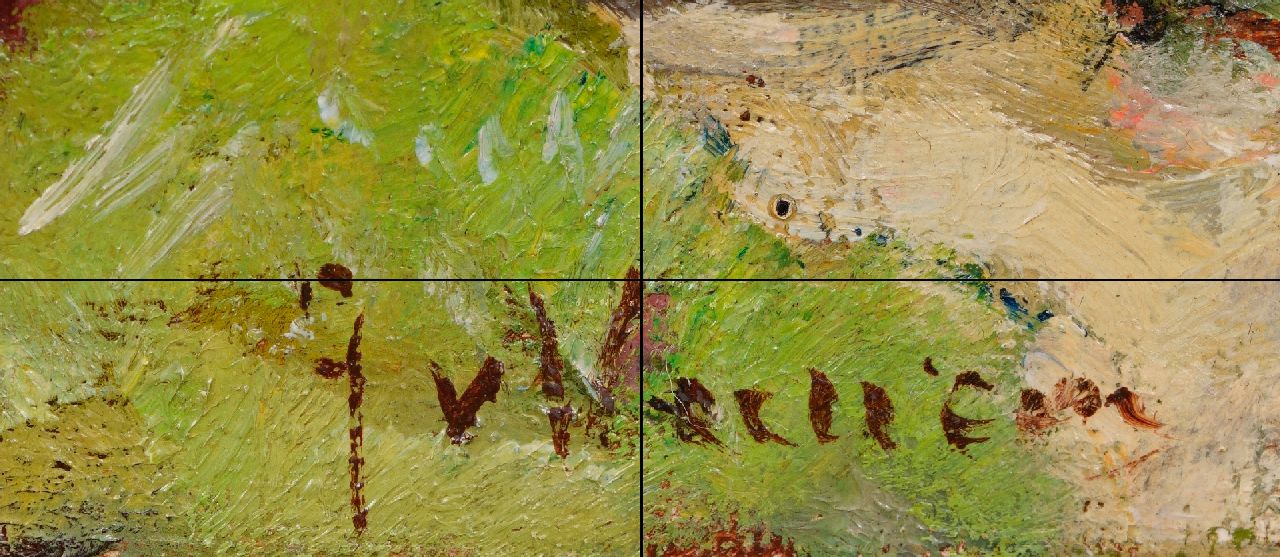 Jan van Vuuren signatures Heather landscape