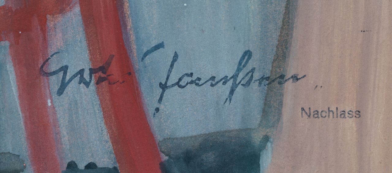 Gerhard Janssen signatures In the cafe