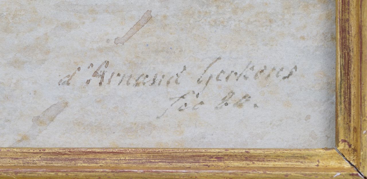 Johannes Christiaan d' Arnaud Gerkens signatures In the Scheveningen Bosjes