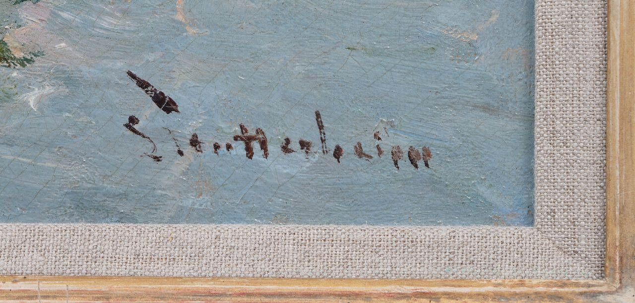 Louis Stutterheim signatures A river landscape