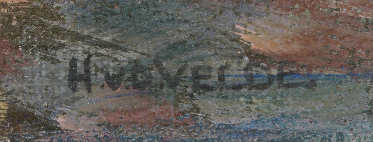 Henri van de Velde signatures Arcadian landscape