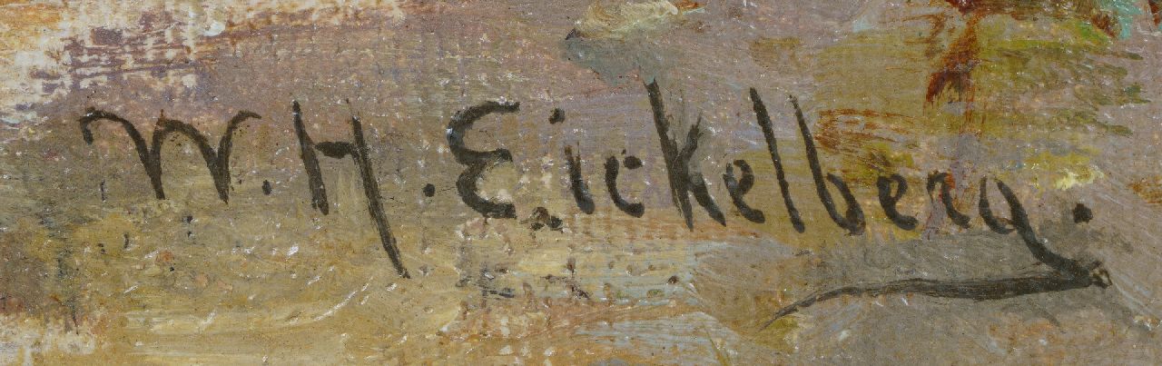 Willem Hendrik Eickelberg signatures Market under the trees