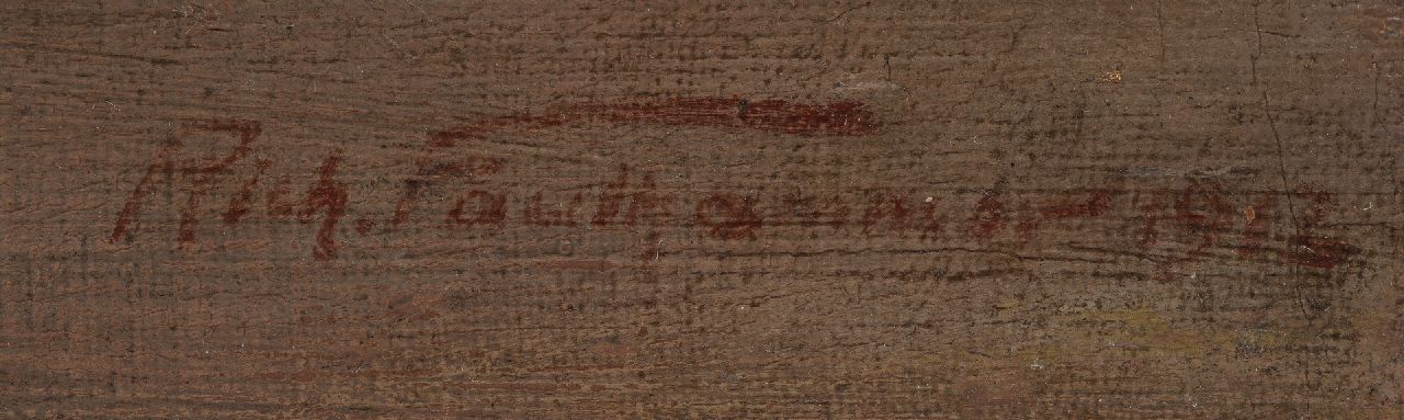 Richard Faulhammer signatures Portrait of a dog