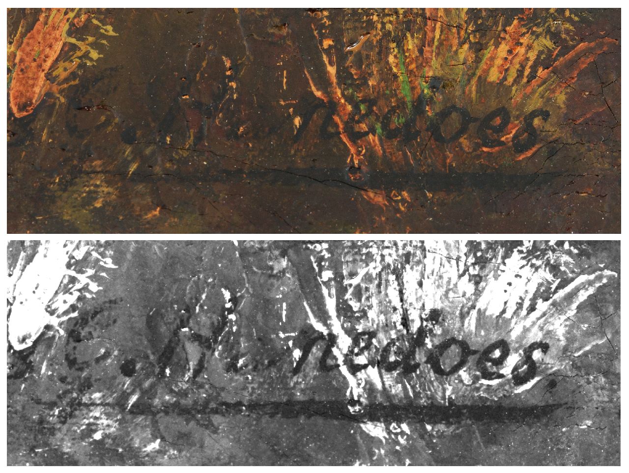 Gabriël Hanedoes signatures Heathlandscape