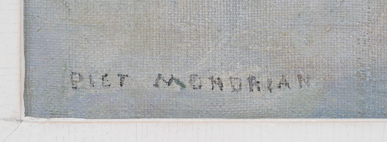 Piet Mondriaan signatures The banks of the Seine
