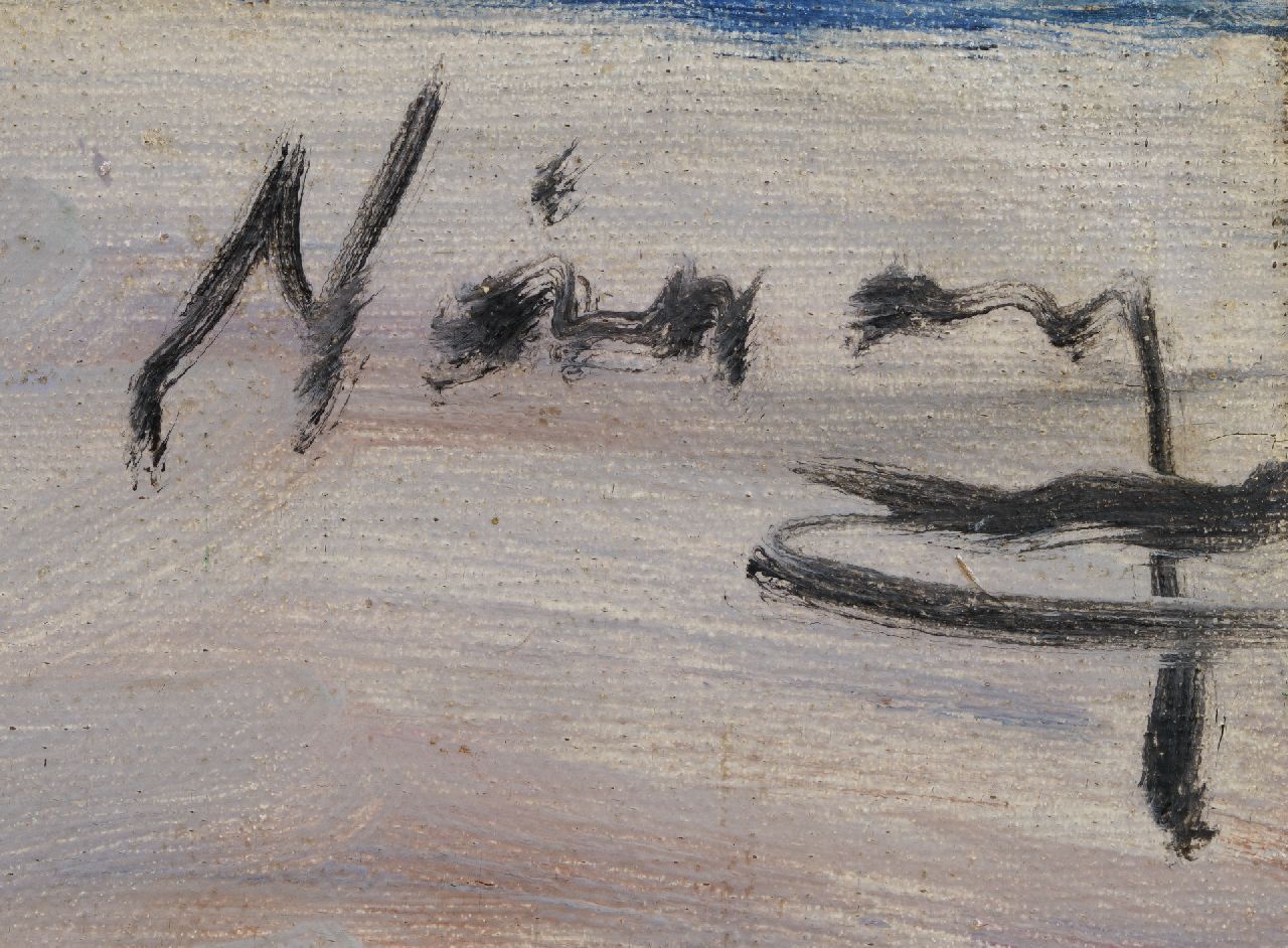 Aurél Náray signatures Portrait of a girl
