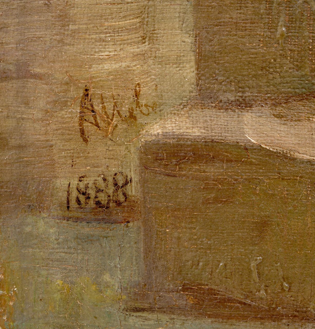 August Allebé signatures An empty jug