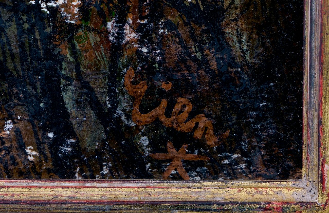 Rien Poortvliet signatures A deer in the forest