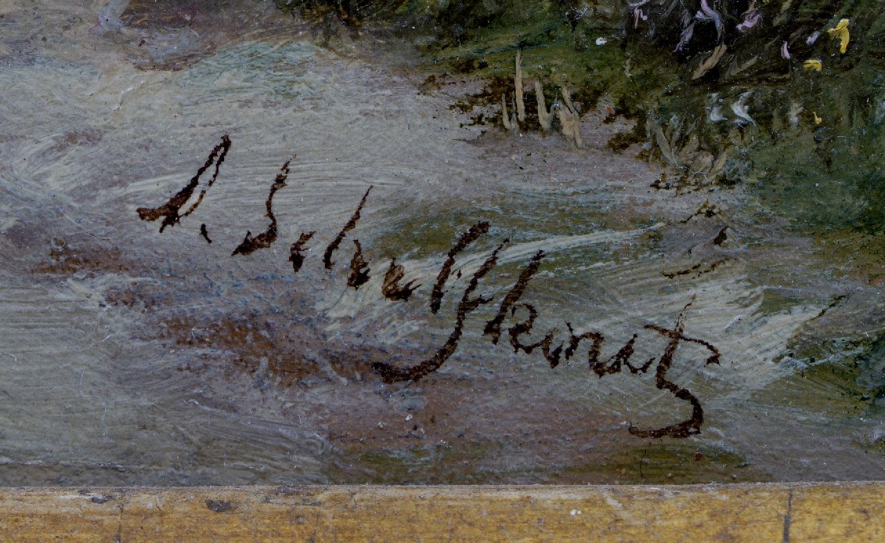 Andreas Schelfhout signatures The Hague garrison at the Waalsdorpervlakte