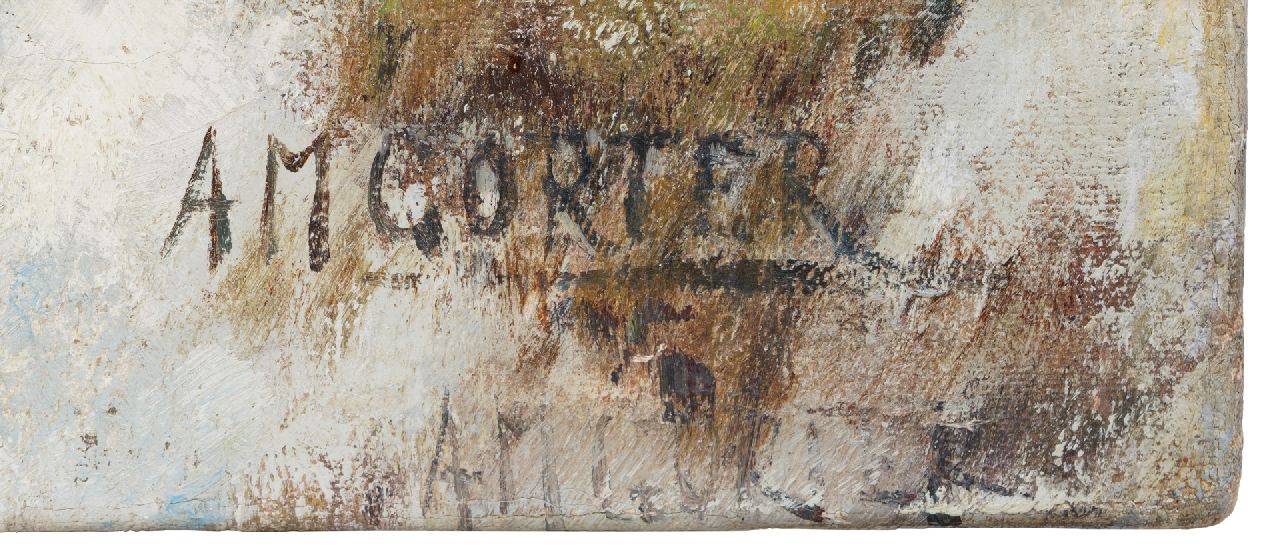 Arnold Marc Gorter signatures The Vordense Beek in winter