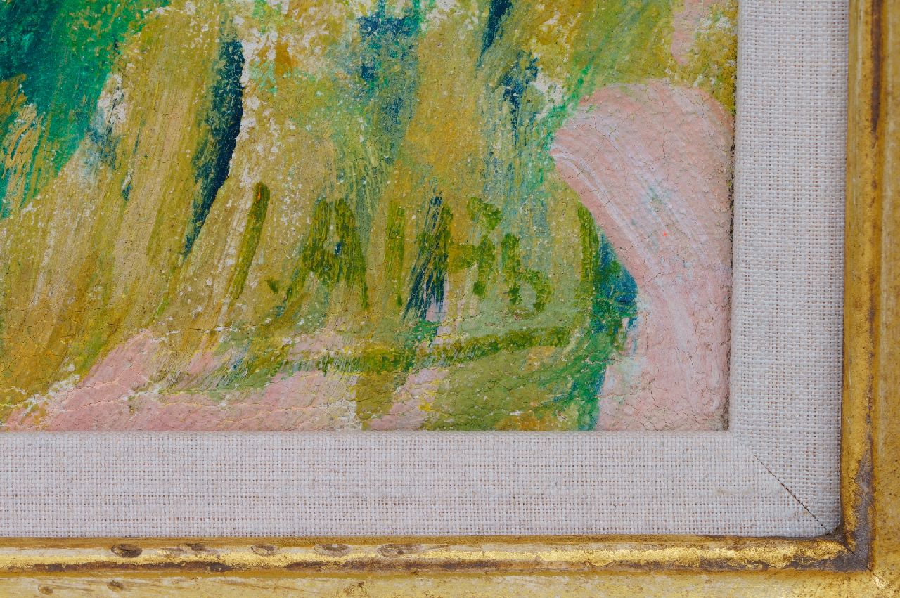Jan Altink signatures A view of 'Het Rietdiep'