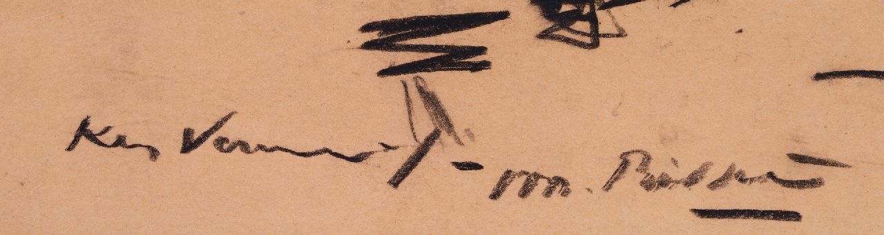 Kees Verwey signatures Two horsemen