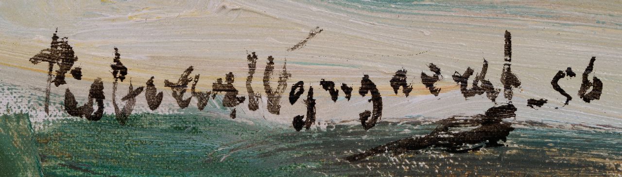 Piet van Wijngaerdt signatures Winter at Abcoude