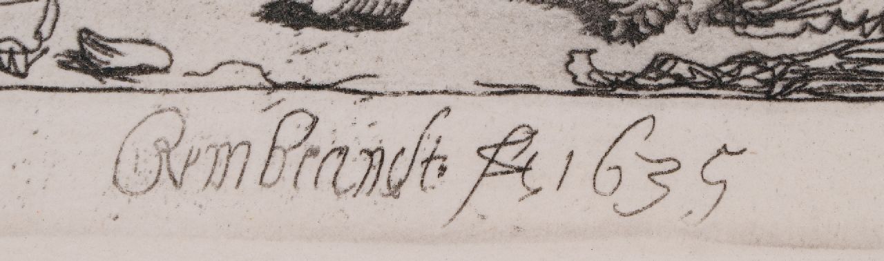 Rembrandt signatures The pancake baker