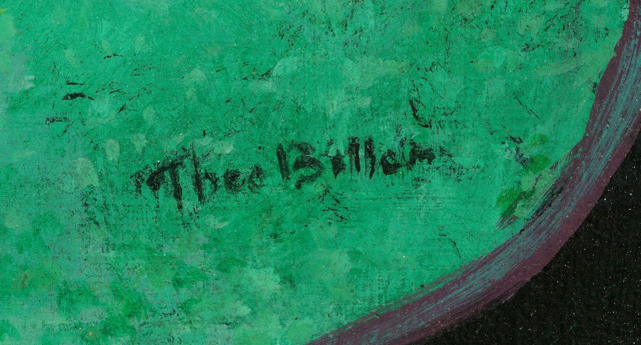 Theo Bitter signatures Interior (the painter's studio at the Riouwstraat)