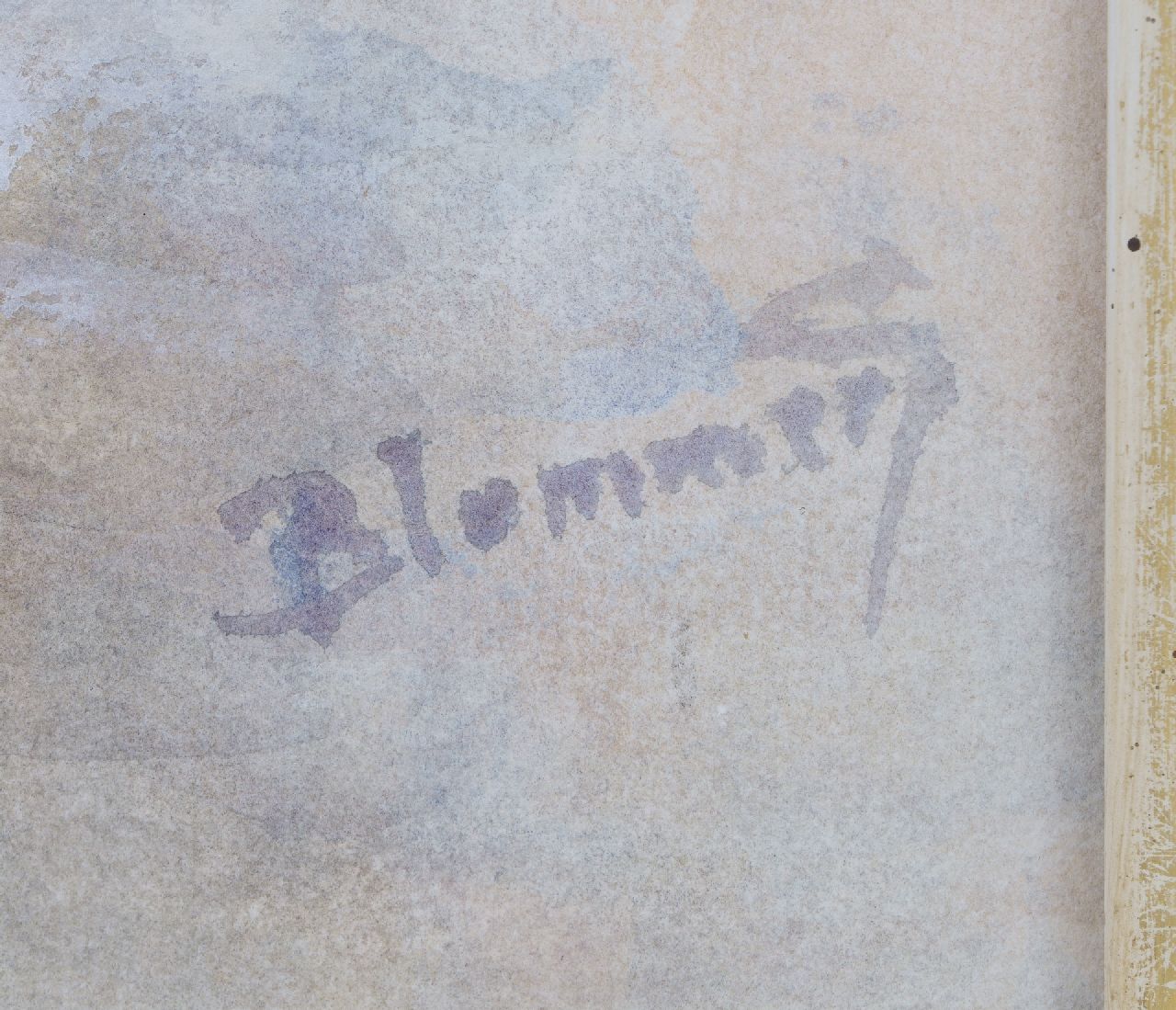 Bernard Blommers signatures The first steps